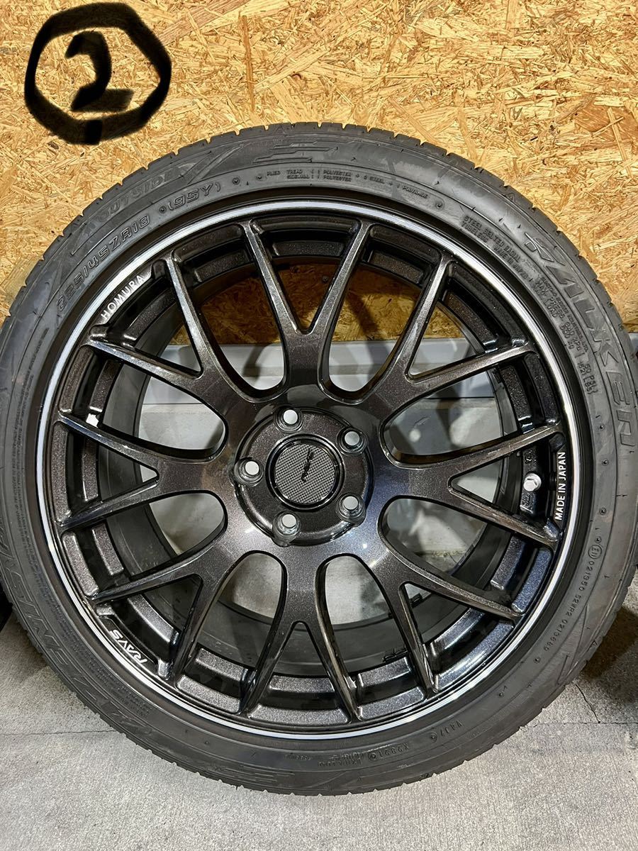 RAYS HOMURA 2×8GTS レイズ ホムラ FALKEN AZENIS FK510 ファルケン