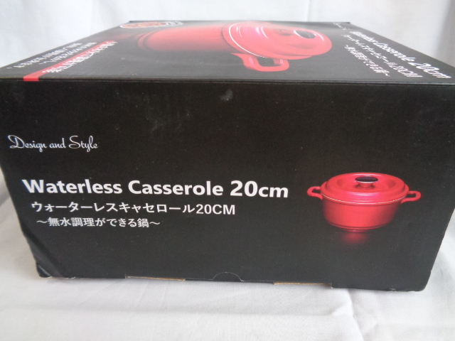 Design&Style Wateless Casserole 20cm 無水調理鍋 ウォーターレス