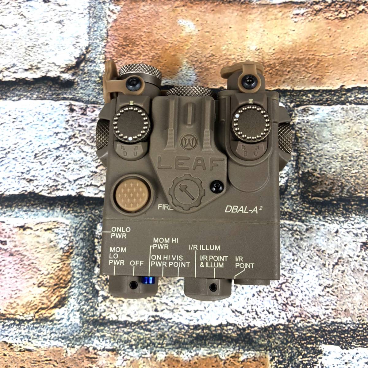 DBAL-A2 PEQ15Aタイプ 樹脂製 LEDライト搭載モデル WADSN 20mm DBAL-A2 PEQ15Aタイプ 樹脂製 LEDライト搭載モデル WADSN 20mm