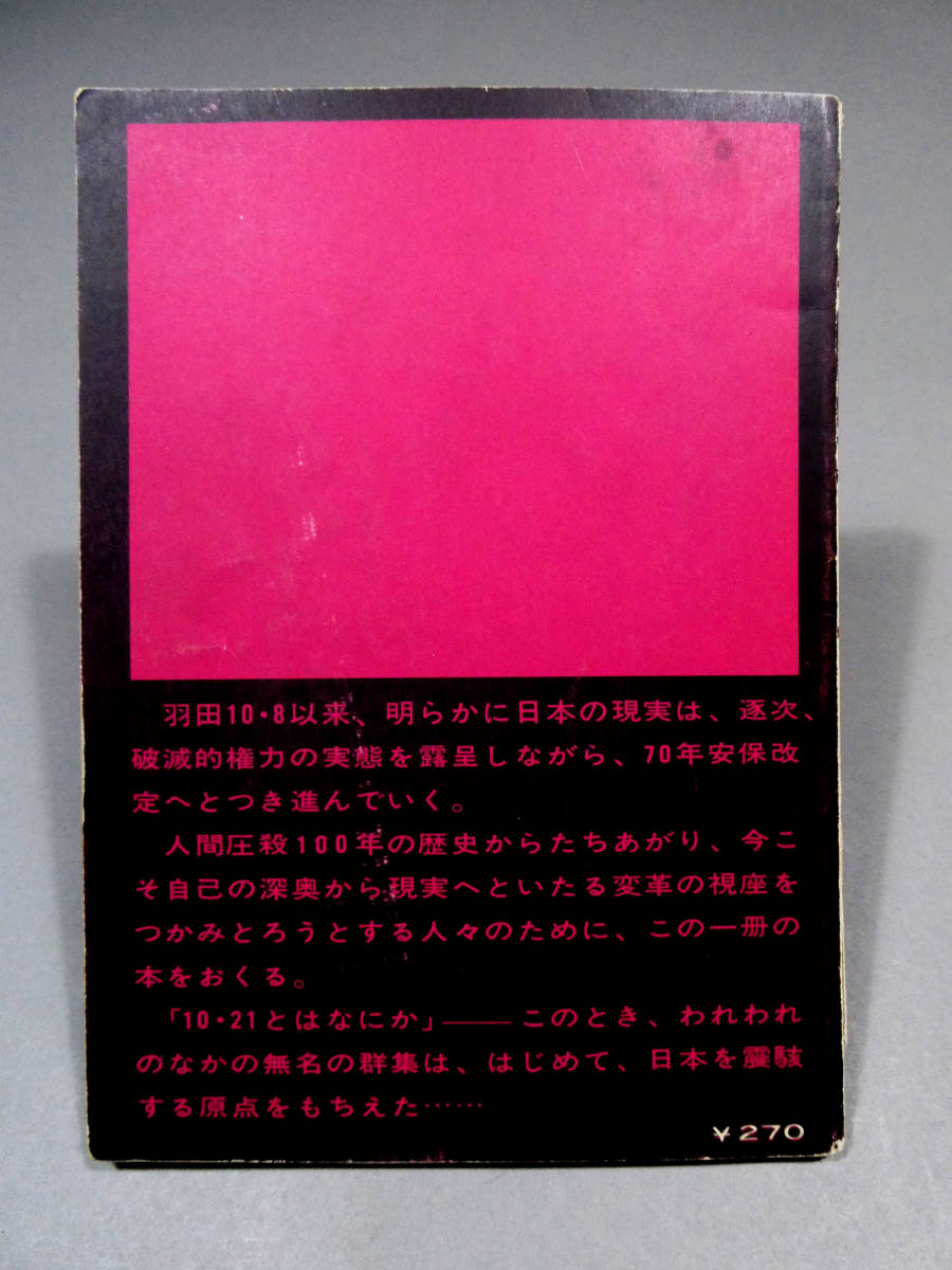 写真集 「10・21とはなにか」◇昭和44年頃◇国際反戦デー闘争