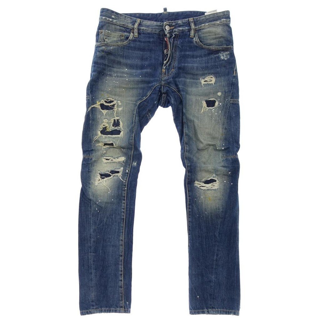 美品◇ディースクエアード S74LA0896 TIDY BIKER JEAN ダメージ加工