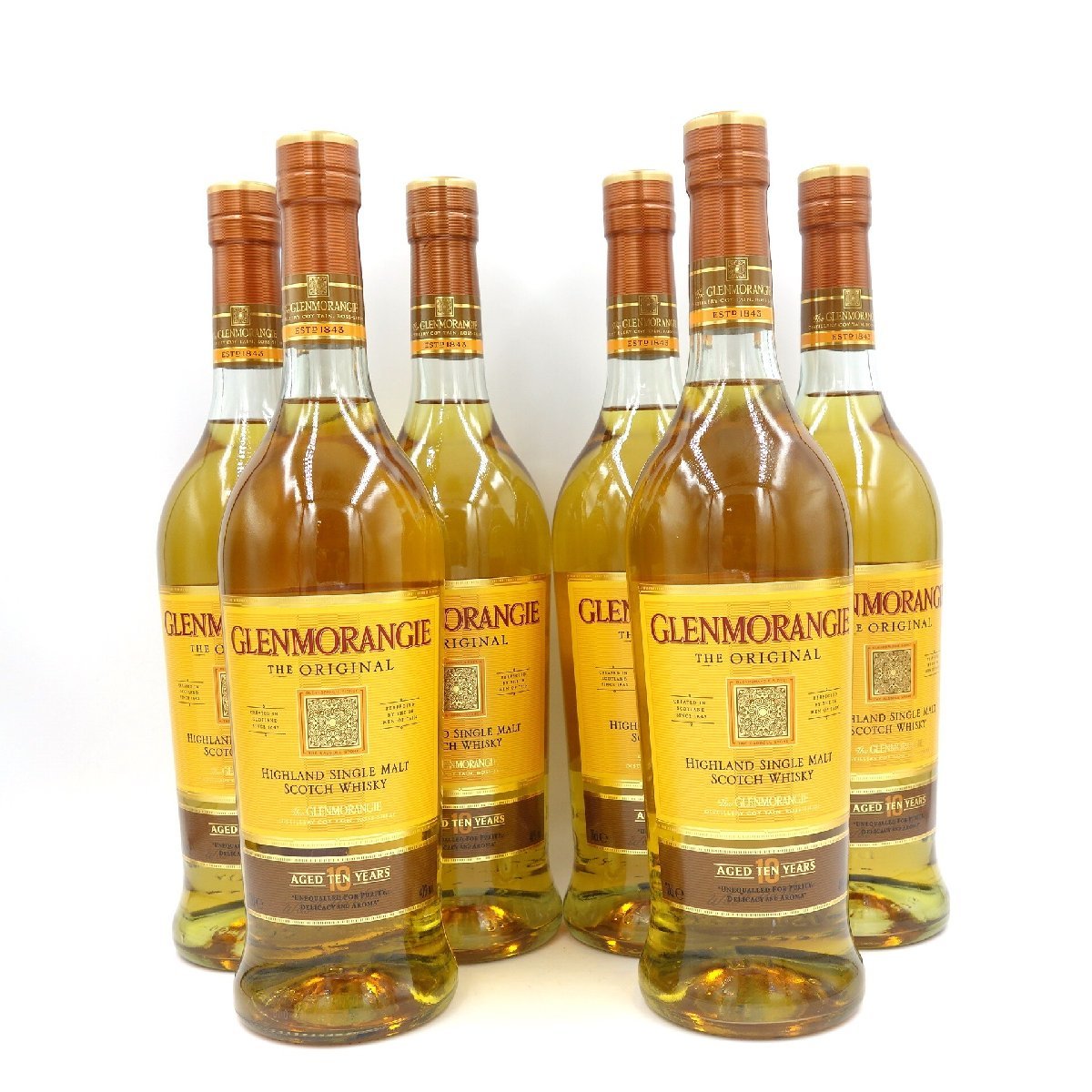 未開栓】グレンモーレンジ 10年 オリジナル 700ml 40% 6本セット 同梱