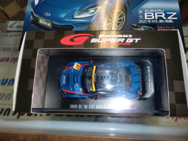 1/43 スケールミニチュアカーSUBARU BRZ R&D SPORT SUPER GT GT300 2019'　限定300台_画像3