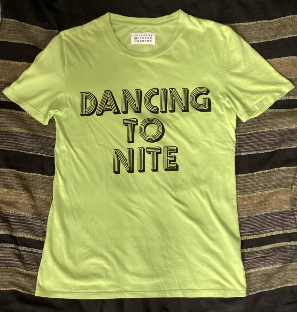 希少サイズ　マルジェラ プリント　Tシャツ　アーカイブ Martin Margiela print T shirts vintage archive DANCING TO NITE