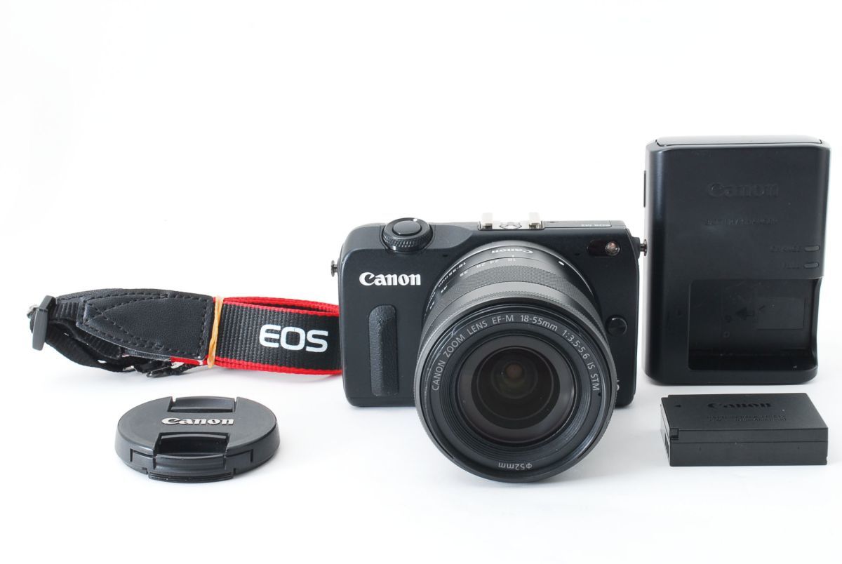 #7614★実用品★ Canon EOS M2 レンズキット EF-M 18-55mm F3.5-5.6 IS STM