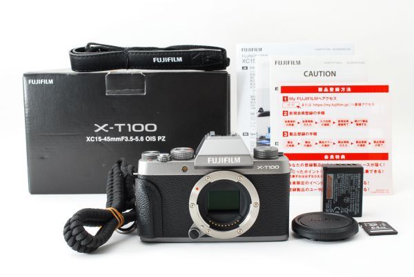 7474 ☆実用品☆ フジフィルム FUJIFILM X-T100 ボディ
