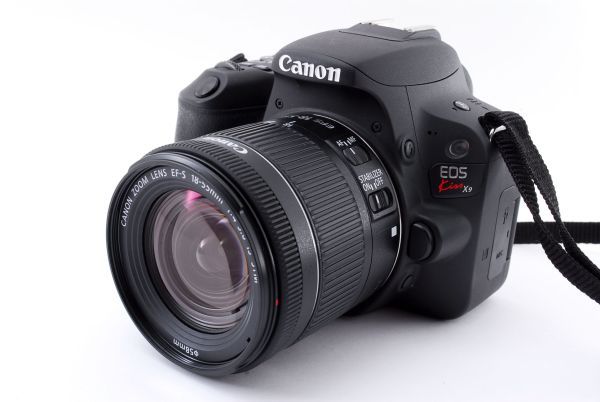 8021☆美品☆ Canon キヤノン EOS KISS X9 レンズキット(EF-S 18-55mm 
