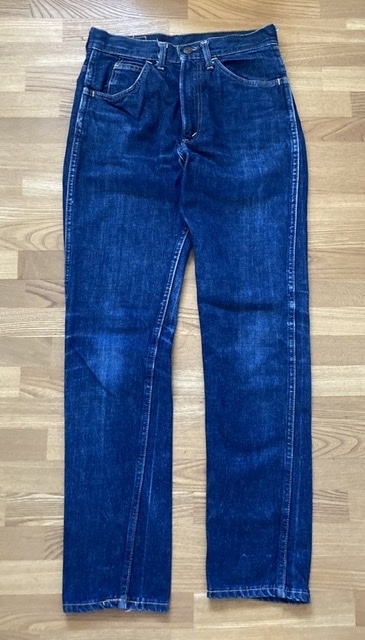  первоклассный! patch есть! темно синий! 60\'s VINTAGE Levi\'s bigE 606 обтягивающие джинсы брюки 8 печать dos чёрный Vintage оригинал USA производства редкий прекрасный товар 