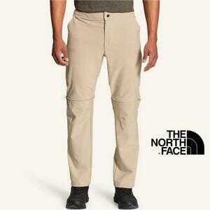 新品W36 THE NORTH FACE ノースフェイス FLASHDRY 紫外線カット PARAMOUNT ACTIVE CONVERTIBLE PANTS 2WAY /ベージュ