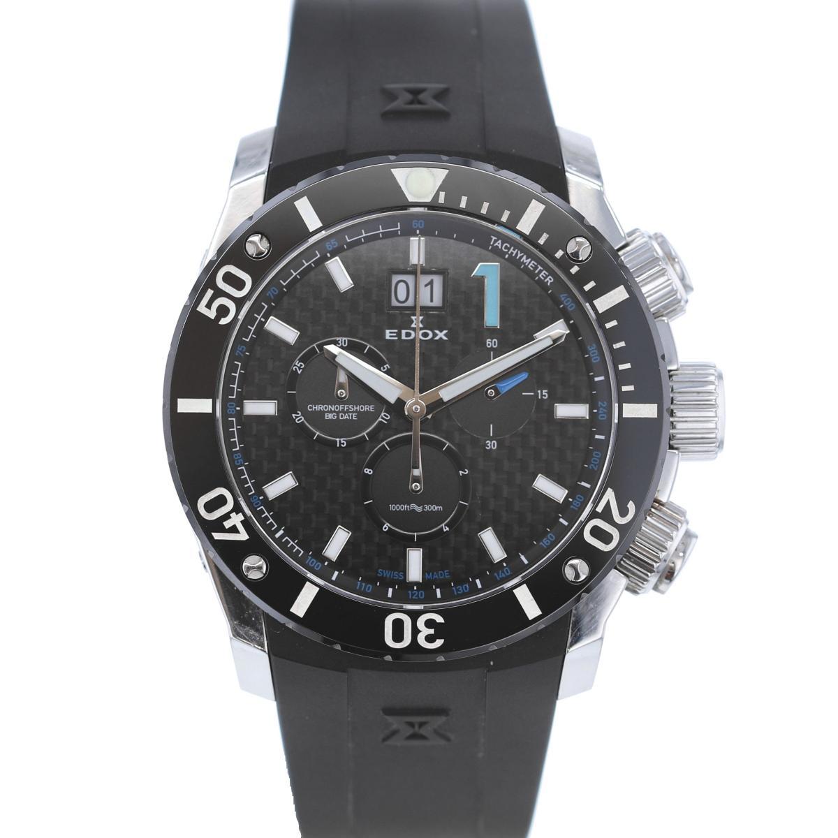 EDOX エドックス 時計 10020-3-NIN Black クロノオフショア1 クロノ