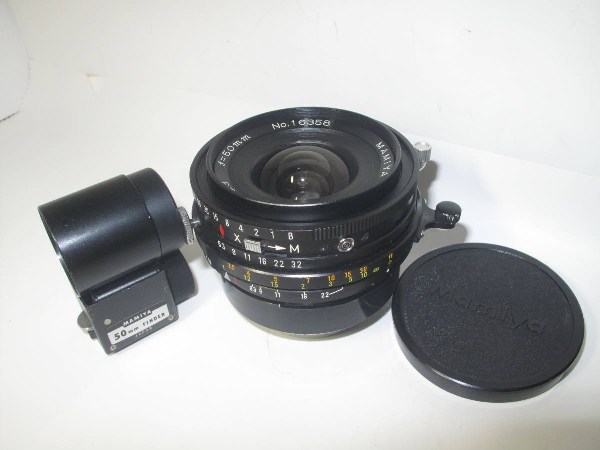 マミヤ プレス 用 セコール 広角 50mm f6.3 (専用ファインダー付き