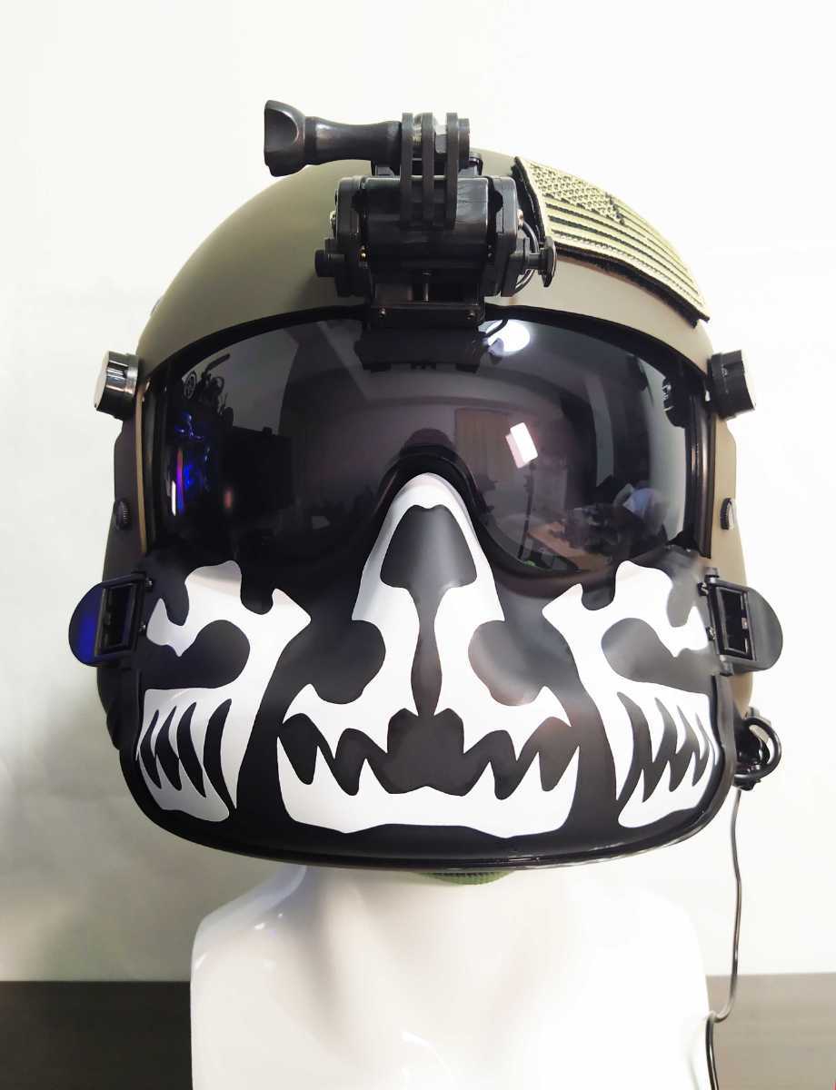 Yes.Sir shop】 米軍 HGU-56/P パイロット飛行士 ヘルメット セット