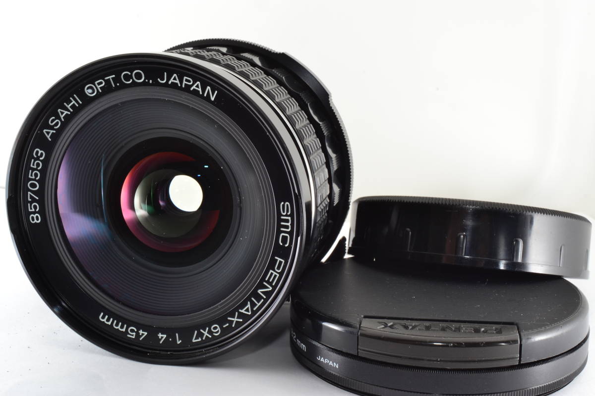 ☆極上美品☆ ペンタックス PENTAX SMC PENTAX 6x7 45mm F4 ☆純正
