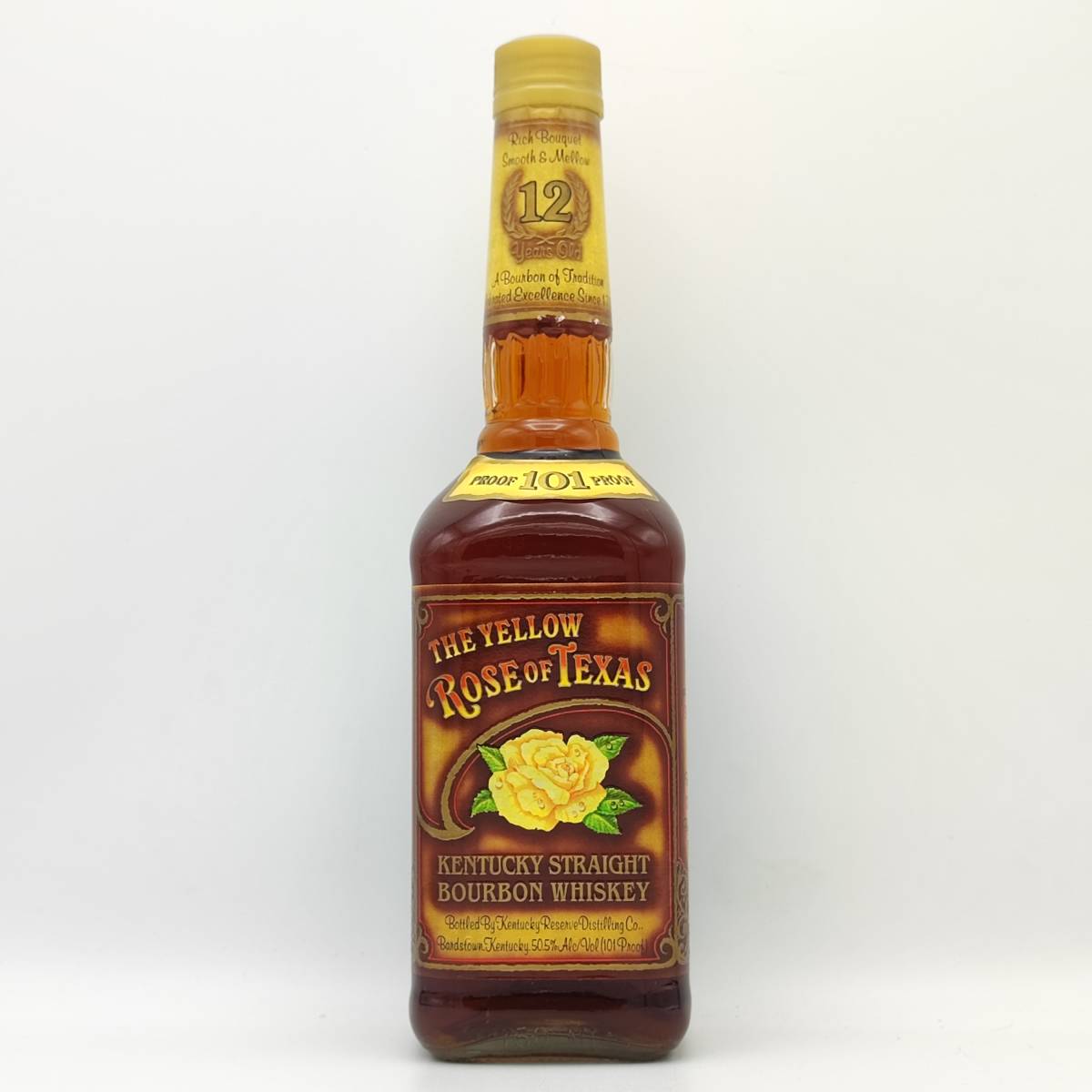 【全国送料無料】THE YELLOW ROSE OF TEXAS 12years old KENTUCKY STRASIGHT BOURBON WHISKEY　50.5度 750ml