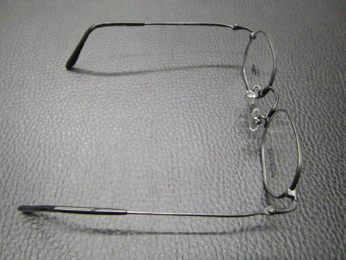 未使用 増永眼鏡(株) masunaga KOOKI 眼鏡 メガネフレーム 種別: フルリム サイズ: 45□17-130 材質: メタル 型式: V-285 管理No.31442_画像6