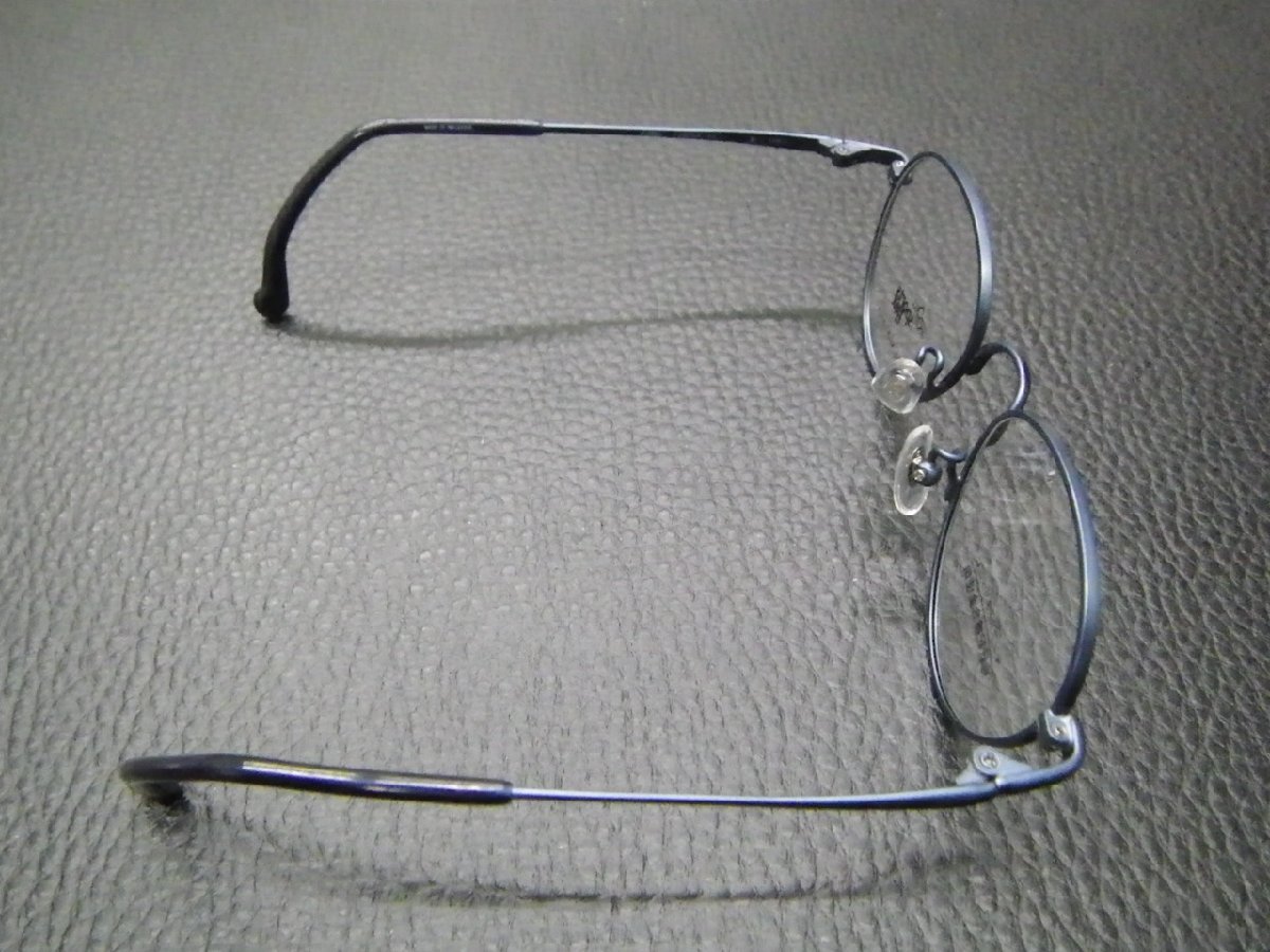 未使用 増永眼鏡(株) masunaga KOOKI 眼鏡 メガネフレーム 種別: フルリム サイズ: 42□14-120 材質: メタル 型式: J-24 管理No.31437_画像6