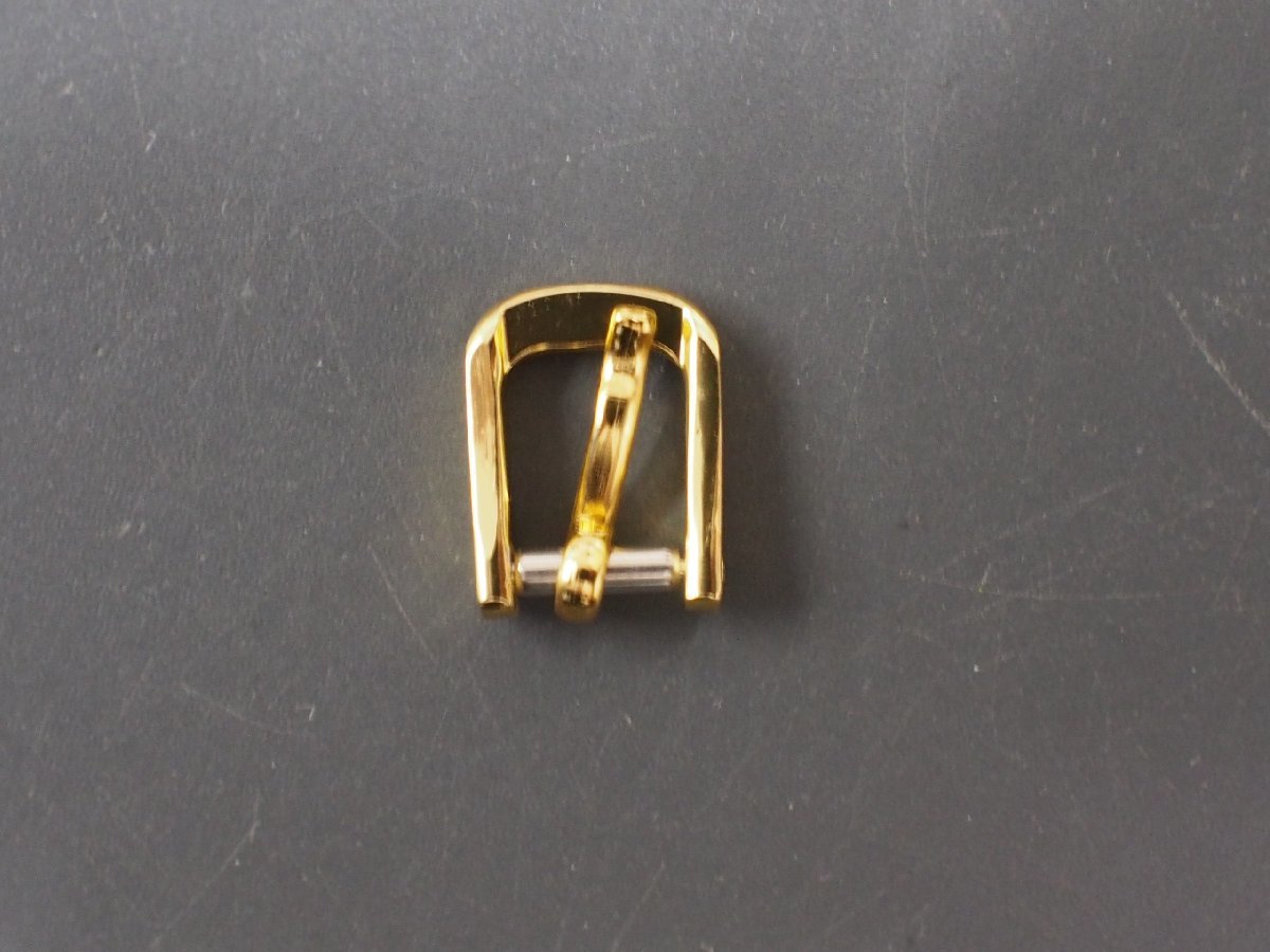 中古 セイコー シチズン カシオ 汎用 尾錠 美錠 ピンバックル 色: ゴールド 幅: 6mm 管理No.31634_画像2