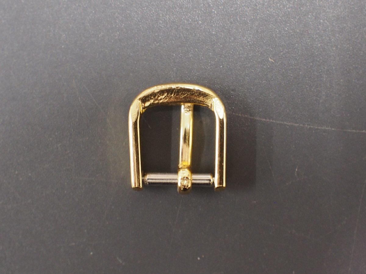 中古 セイコー シチズン カシオ 汎用 尾錠 美錠 ピンバックル 色: ゴールド 幅: 9mm 管理No.31668_画像2