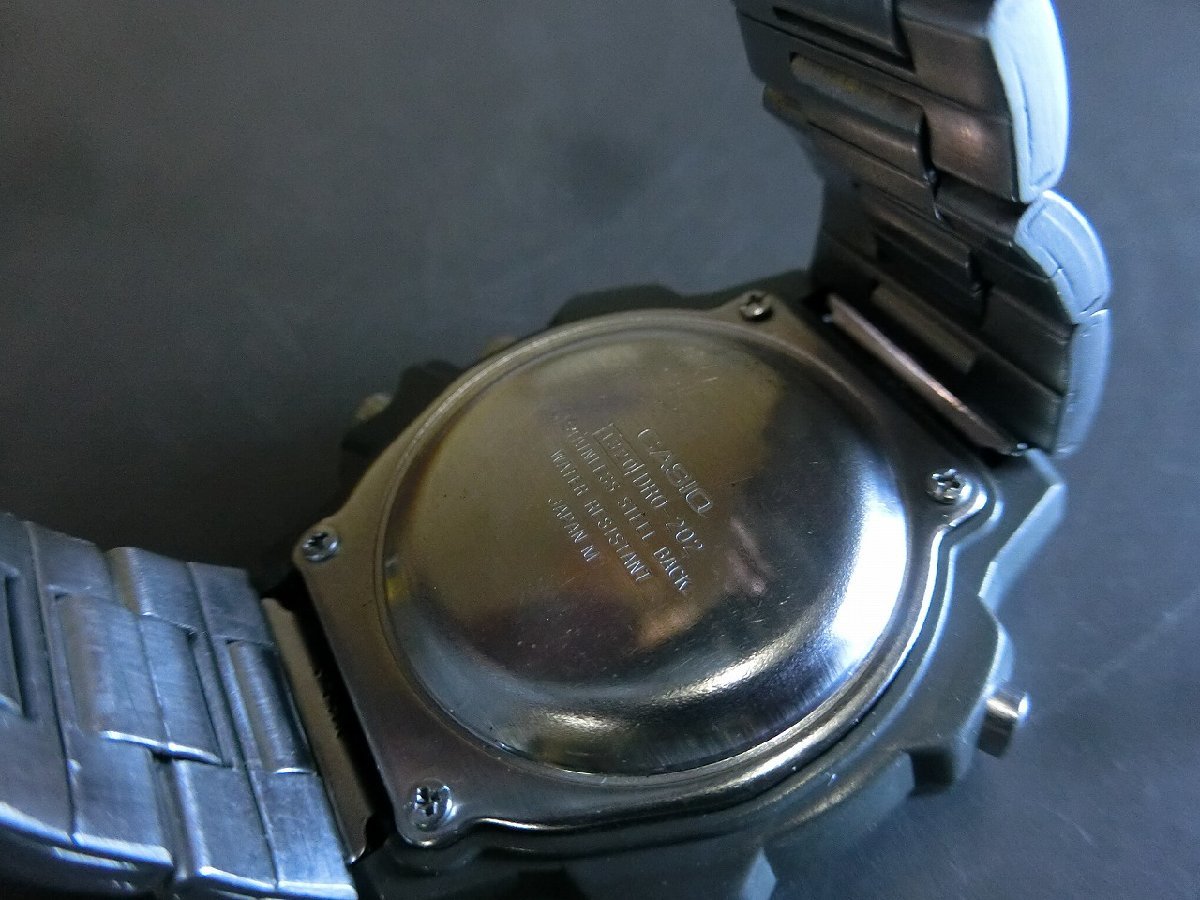 カシオ CASIO デューロ DURO 200 ILLUMINATOR CHRONOGRAPH メンズ イルミネーター 腕時計 型式: DRO-202 cal: 1320_画像6
