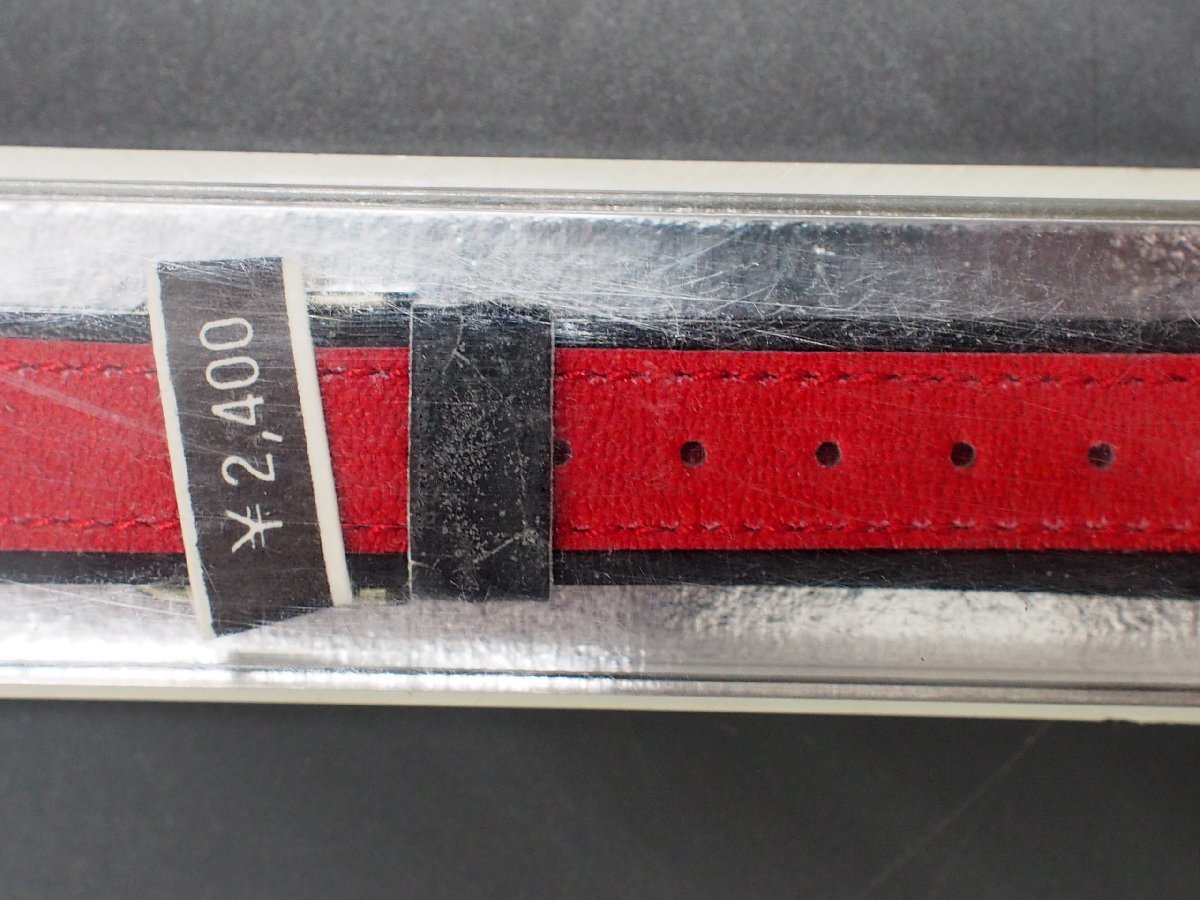  new goods unused dead stock Citizen CITIZEN original all-purpose goods original leather belt for clock band rug side : 17mm