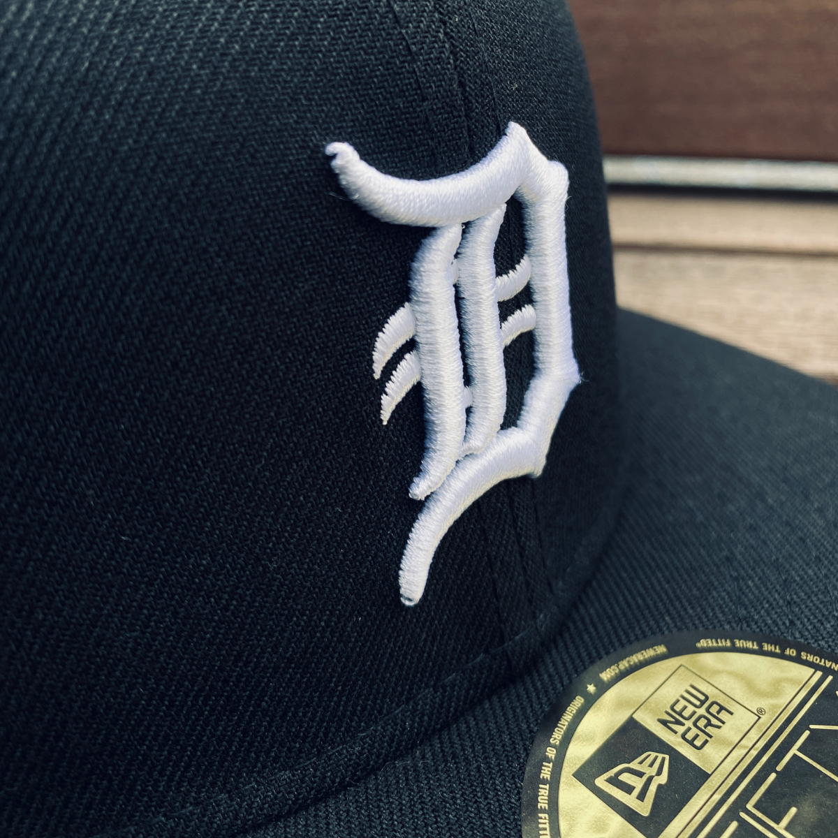 USA正規品 【6.7/8】 NEWERA ニューエラ MLB デトロイト タイガース Tigers 特別色 ブラックエディション 59FIFTY メジャーリーグ 帽子_画像3