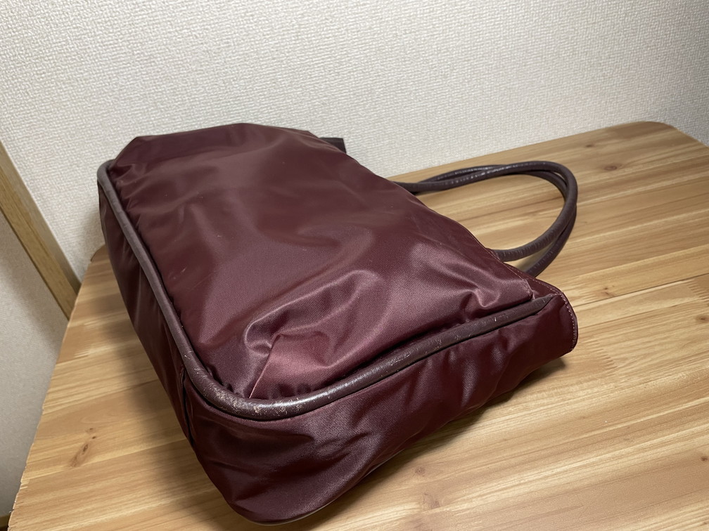 *980 jpy start. * SAZABY Sazaby nylon material tote bag type bag 