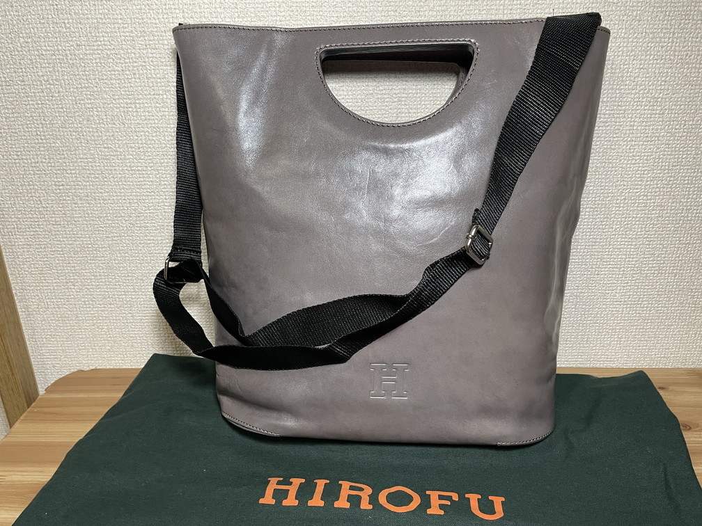●９５００円スタートです●　HIROFU　ヒロフ　　　　レザーバッグ