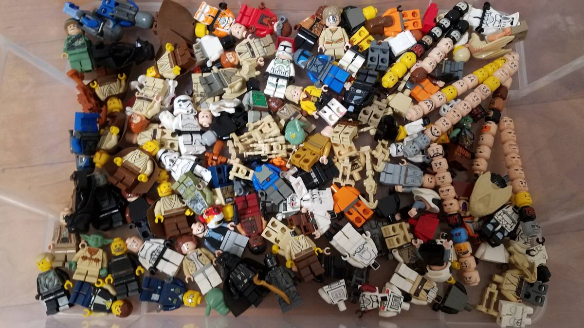 レゴ スター・ウォーズ ミニフィグ 大量 ジャンク 未開封有 ジェダイ シス トルーパー ダースベイダー バトルドロイド 小物 正規品 LEGO