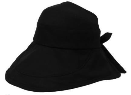 LHK1563★可愛い 帽子 UVカット レディース ハット 日焼け防止 紫外線対策 折りたたみ帽子_画像4