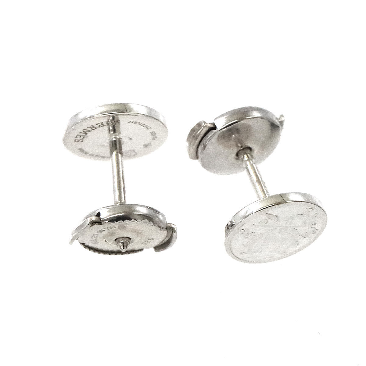 エルメス HERMES エクスリブリス ピアス SV シルバー 925 Earrings