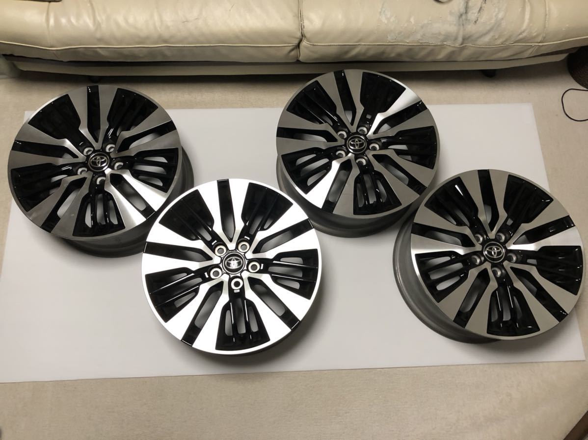 30系 新型 アルファード 純正ホイール 4本セット 美品 ガリ傷なし 7.5j