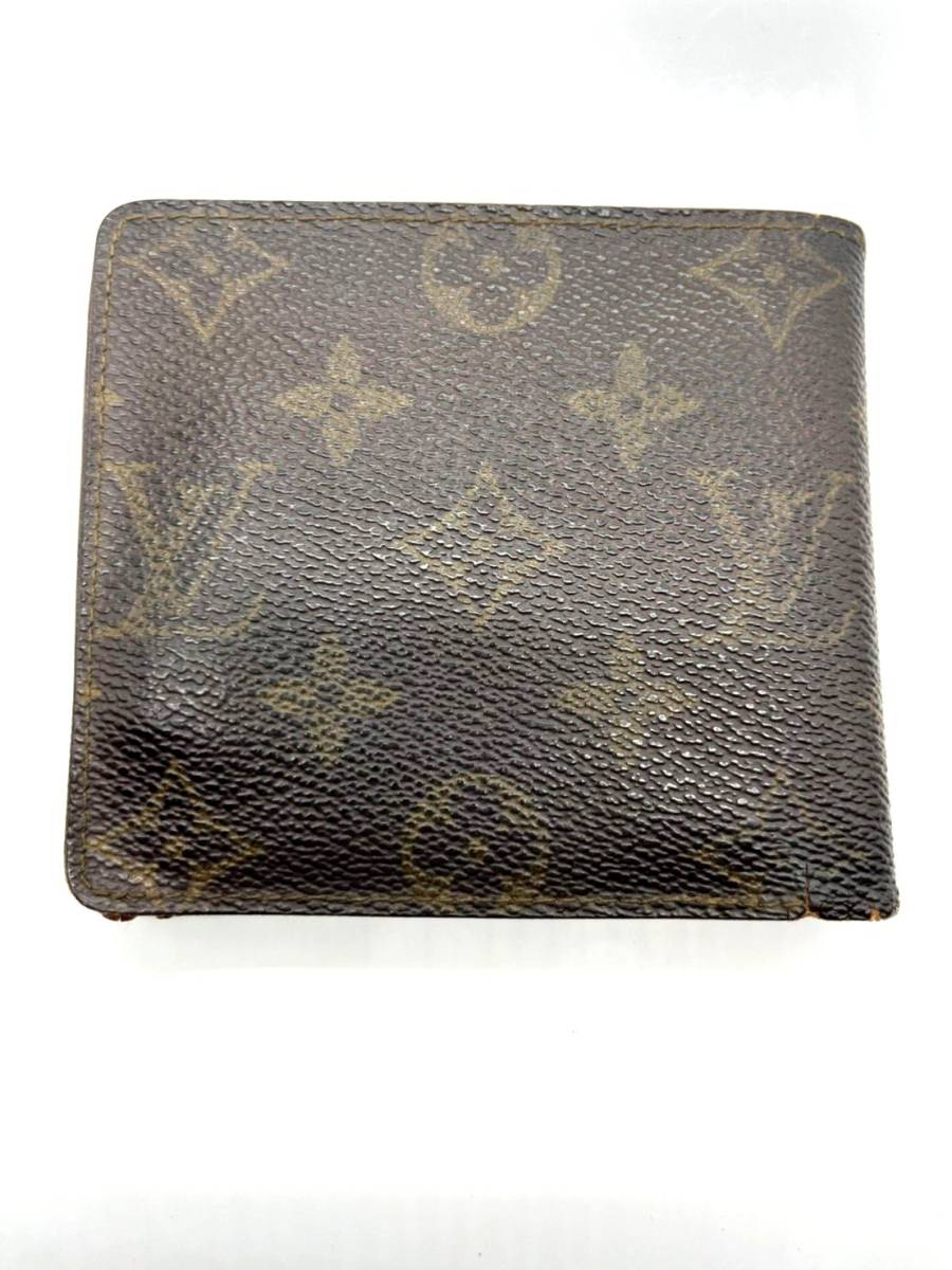 LOUIS VUITTON ルイヴィトン モノグラム ポルトフォイユ マルコ 二つ折り財布 M61675 シリアル：8911RA(89年製造モデル)