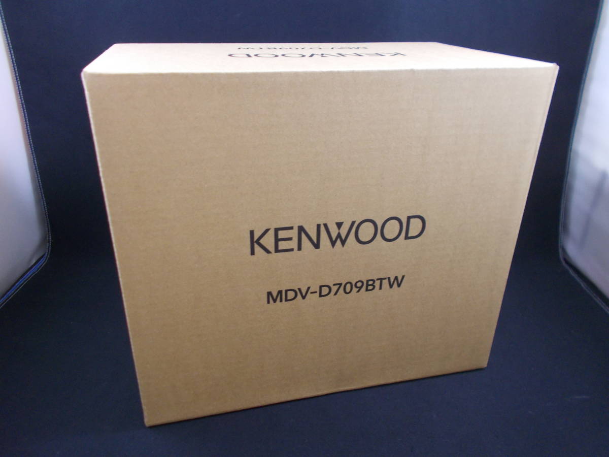 未使用品】KENWOOD MDV-D709BTW ナビ 地デジ フルセグ DVD CD 録音