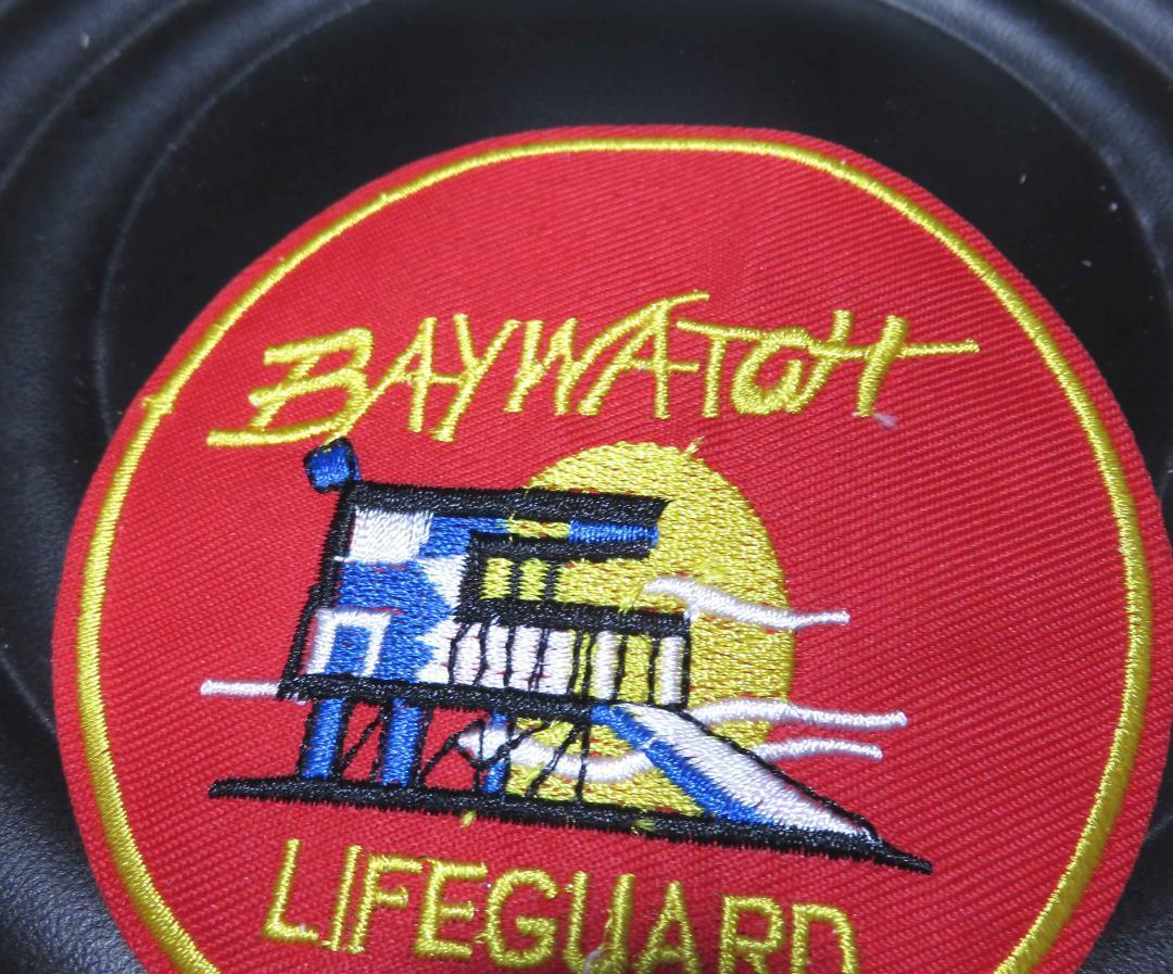赤黄BW◇円型◆新品アメリカ Baywatch Lifeguard ベイウィッチ ライフガード 人命救助 刺繍ワッペン（パッチ）◆サーフィン　USA　激シブ_画像9