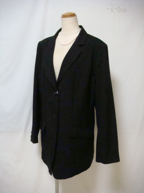 J335 new goods!... long height stripe jacket 27 number office commuting large size prompt decision 