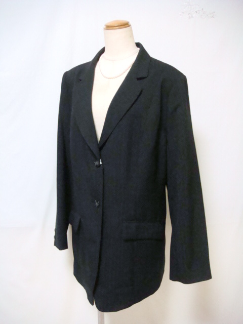 J335 new goods!... long height stripe jacket 27 number office commuting large size prompt decision 