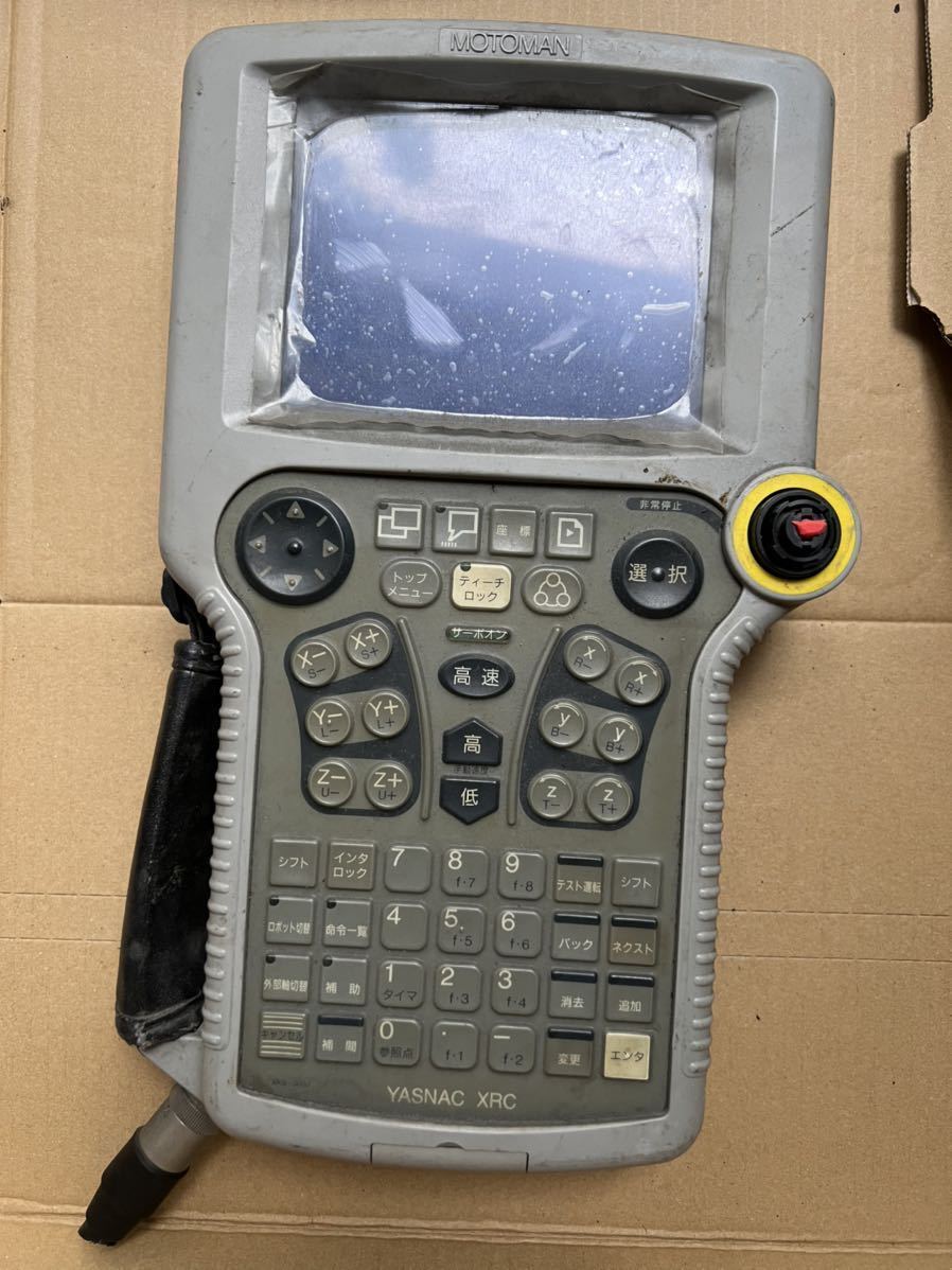 YASKAWA ロボット ティーチペンダント JZNC-XPP02 安川 現状品 YASKAWA ロボット ティーチペンダント JZNC-XPP02 安川 現状品
