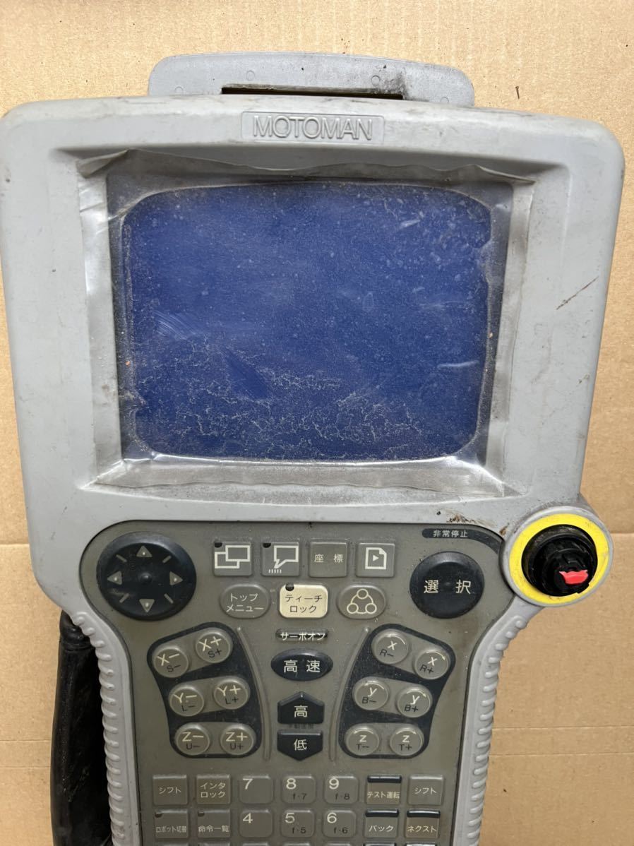 YASKAWA ロボット ティーチペンダント JZNC-XPP02 安川 現状品 YASKAWA ロボット ティーチペンダント JZNC-XPP02 安川 現状品