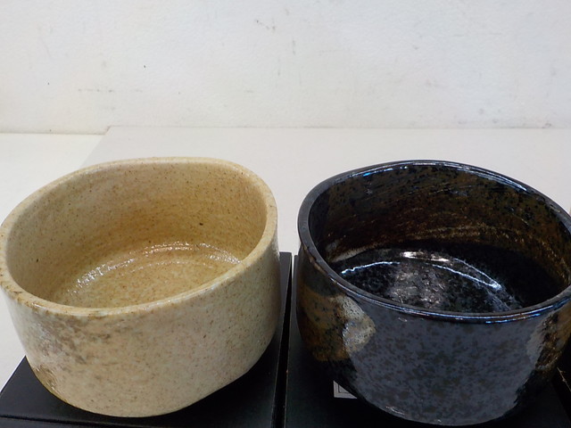 TIN●○抹茶茶碗　手造り　MINO YAKI　4つセット　4-9/5（も）_画像3