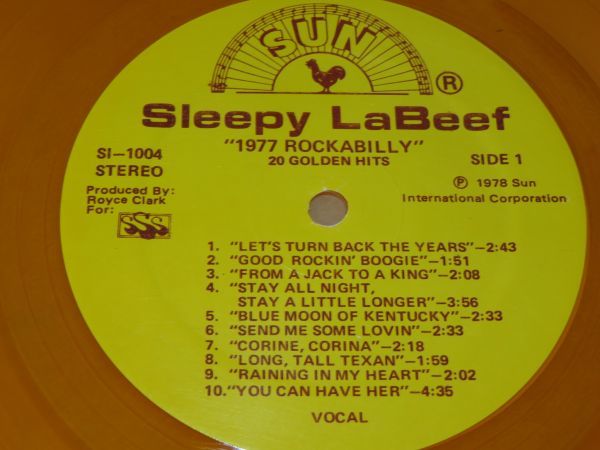 US盤★1977 Rockabilly / スリーピー・ラビーフ（Sleepy La Beef）★LP★ロカビリー_画像3