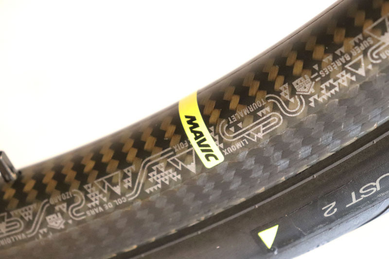 マビック MAVIC キシリウム プロ カーボン Ksyrium Pro Carbon SL UST TDF カーボンチューブレス ホイールセット シマノ11s【記念モデル】_画像8