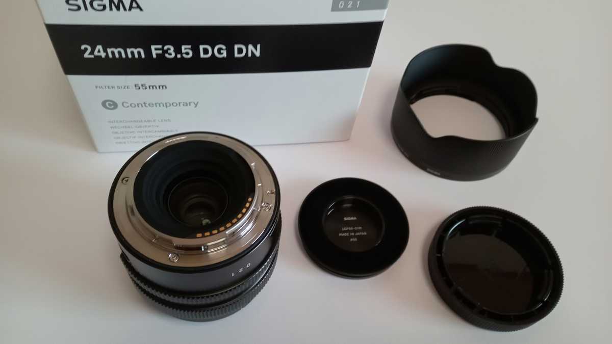 ☆超美品☆ SIGMA 24mm F3.5 DG DN Contemporary ソニーEマウント