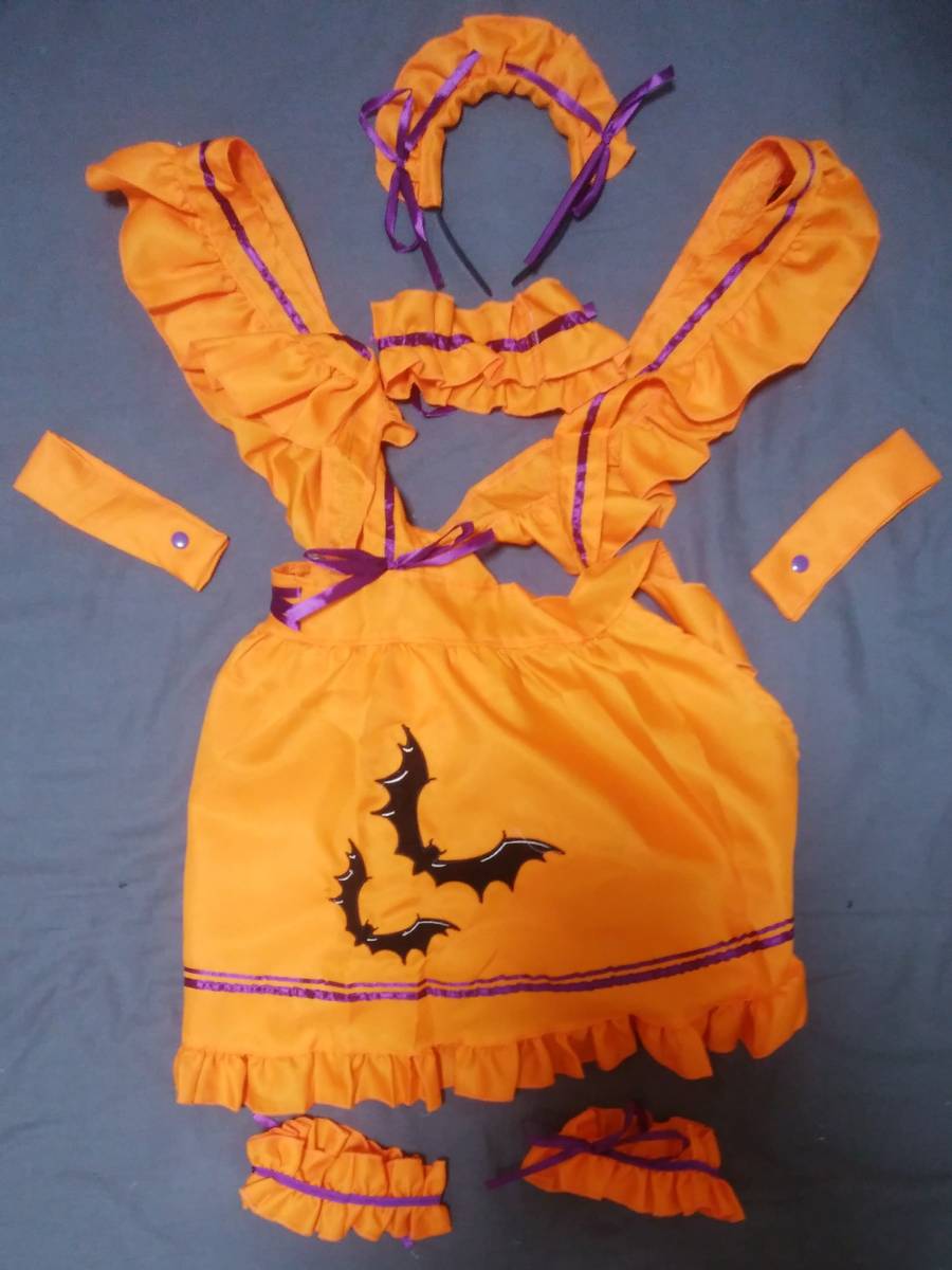 [ новый товар * не использовался ] Halloween M размер лиловый × orange готовая одежда Gothic and Lolita Лолита One-piece костюм костюмированная игра костюм 