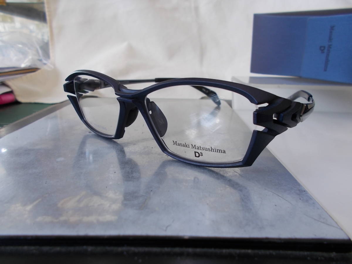 MasakiMatsushima マサキマツシマ 眼鏡フレーム MF3D-103-2 お洒落 3D PRINTING PRODUCT PA11(ポリアミド）・チタン_画像3