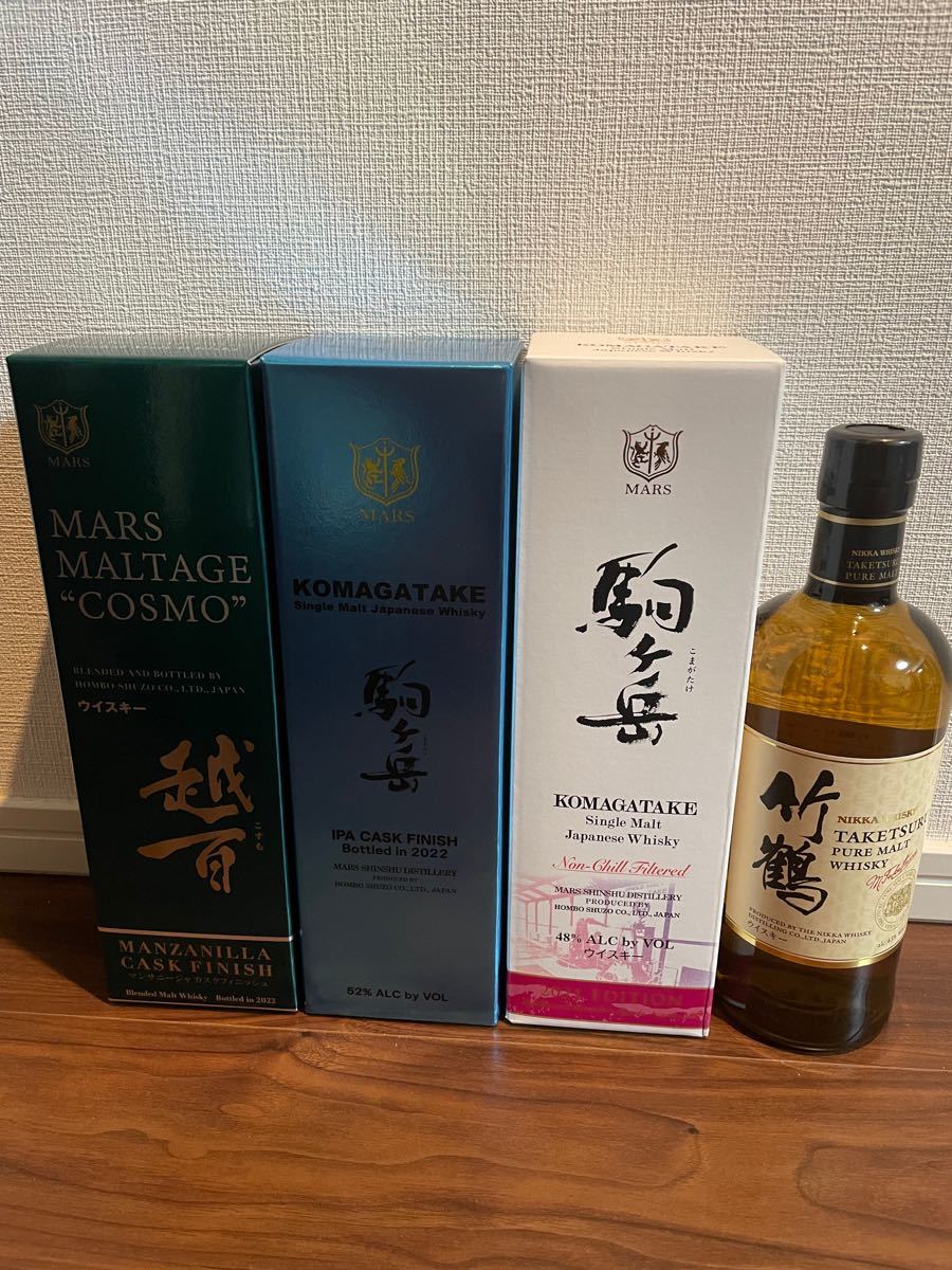 ウイスキーミュウ 嘉之助 駒ヶ岳 5本セット 津貫 各13ml ゴースト ×