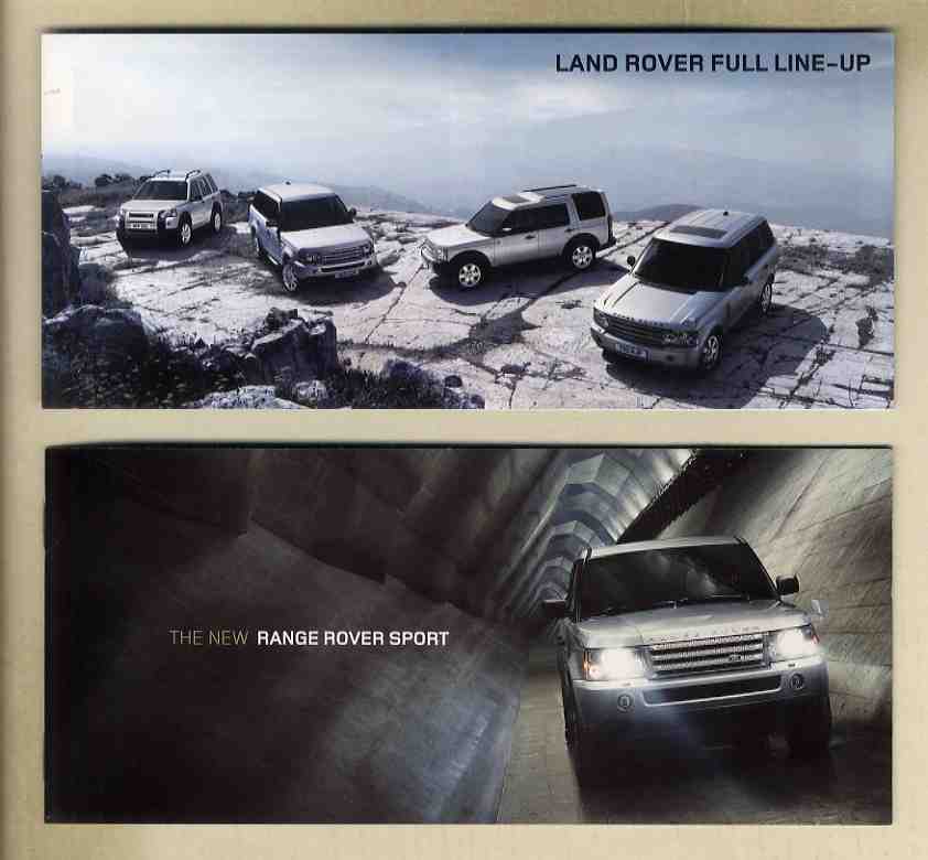[b5600]06.6 Land Rover. summer fea guide shape for pamphlet (DM for 4 point set )