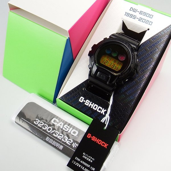 未使用品 CASIO G-SHOCK DW-6900SP-1JR シリーズ 25周年記念 ブラック