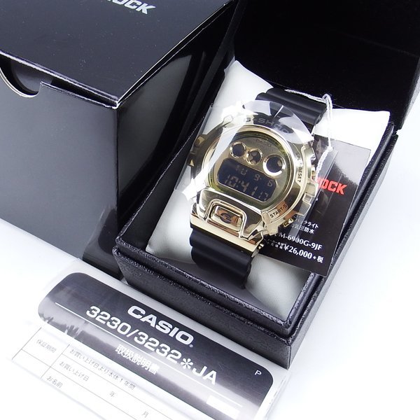 未使用品 CASIO G-SHOCK GM-6900G-9JF METAL COVERED メタルカバー