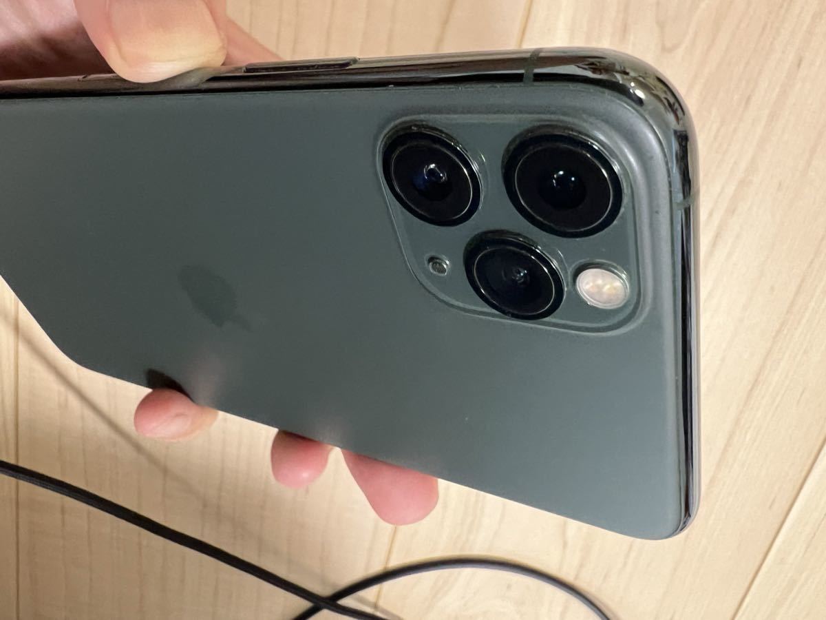 iPhone11 Pro Max 64GB SIMフリー ミッドナイトグリーン 本体 箱付属品