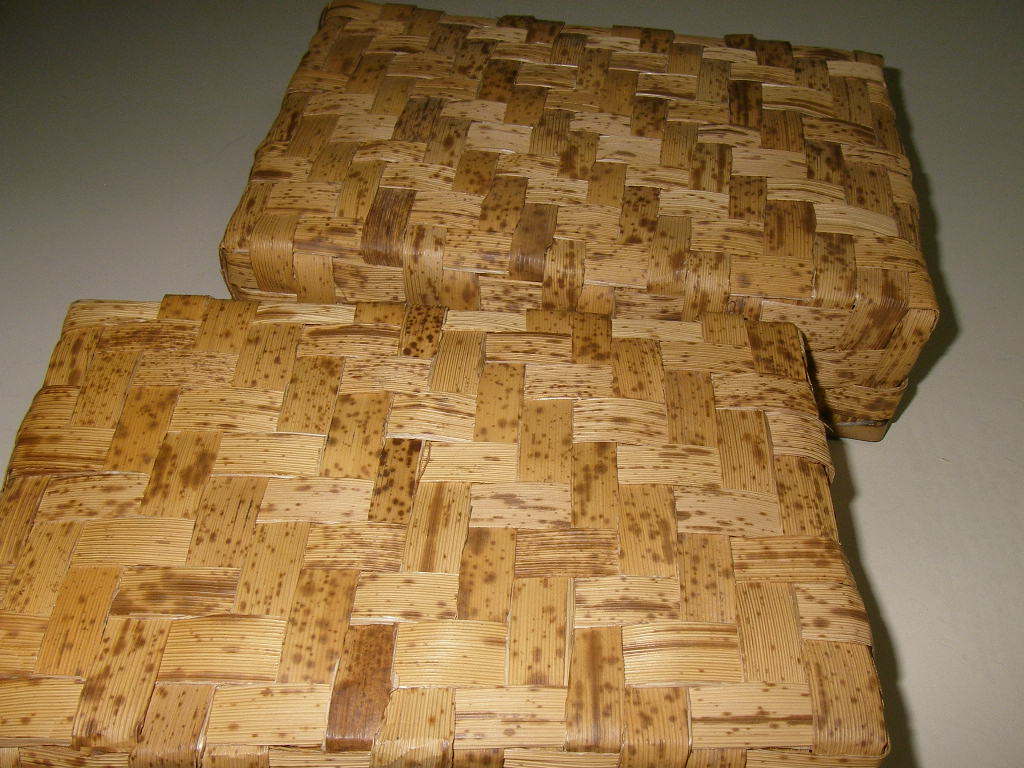 「竹皮編み」 弁当箱 ランチボックス 竹皮 小物入れ 四角の画像5